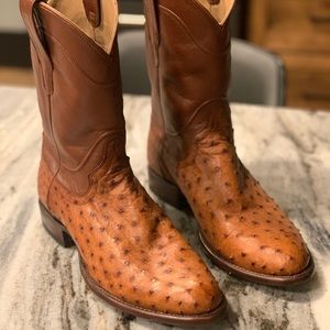 Tecova Men’s boots style:The Duke size 11.5 D Ostrich
